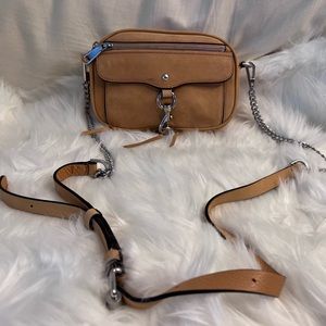 Rebecca Minkoff Crossbody in Tan Suede